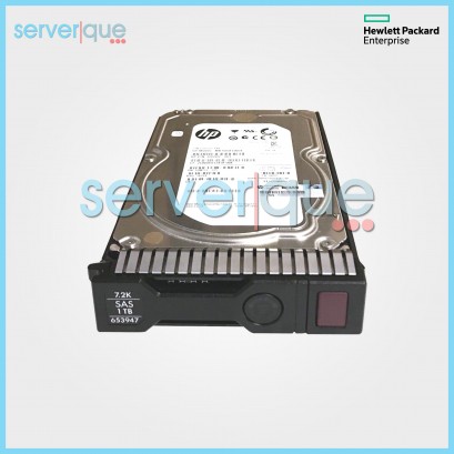 652753-B21 HP 1TB 7.2K 6G 3.5-Inch SAS  LFF w/ Smart Carrier Hard Drive